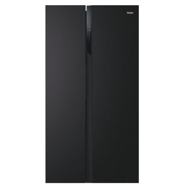 Frigider side by side Haier HSR3918ENPB, 528 l, Total No Frost, negru