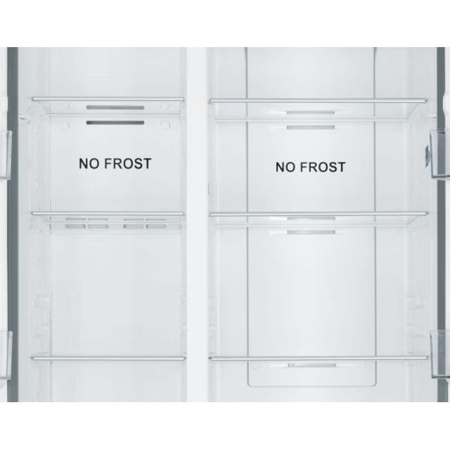 Frigider side by side Haier HSR3918ENPB, 528 l, Total No Frost, negru