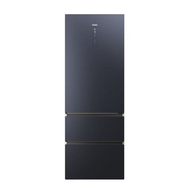 Combină frigorifică Haier HTW7720ENMB, 483 l, Total No Frost, neagră