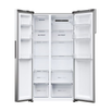 Side by Side Haier HSR5918DNMP, 528 litri, Total No Frost, Multi air flow, clasa D, H 177 cm, SuperCooling, SuperFreezing, Holidays, Inox