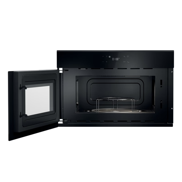 Cuptor cu microunde încorporat + grătar, 24 litri, negru H38SIDBF7XS