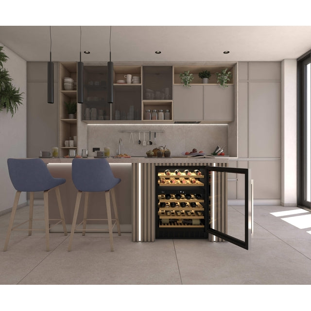 Răcitor de vin încorporabil Hoover HWCB 60/N, negru