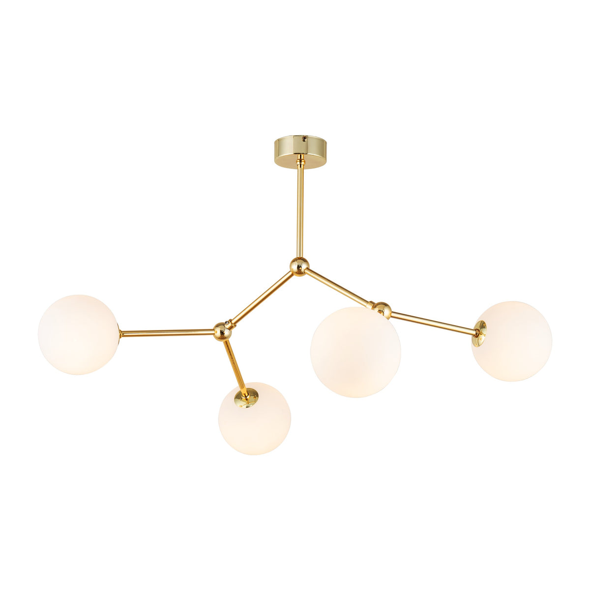 Lustră TK Lighting Fairy 4, auriu, 4 x G9, 6470