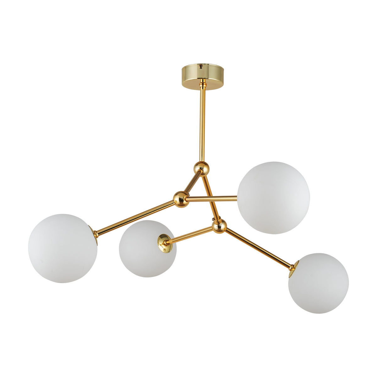 Lustră TK Lighting Fairy 4, auriu, 4 x G9, 6470