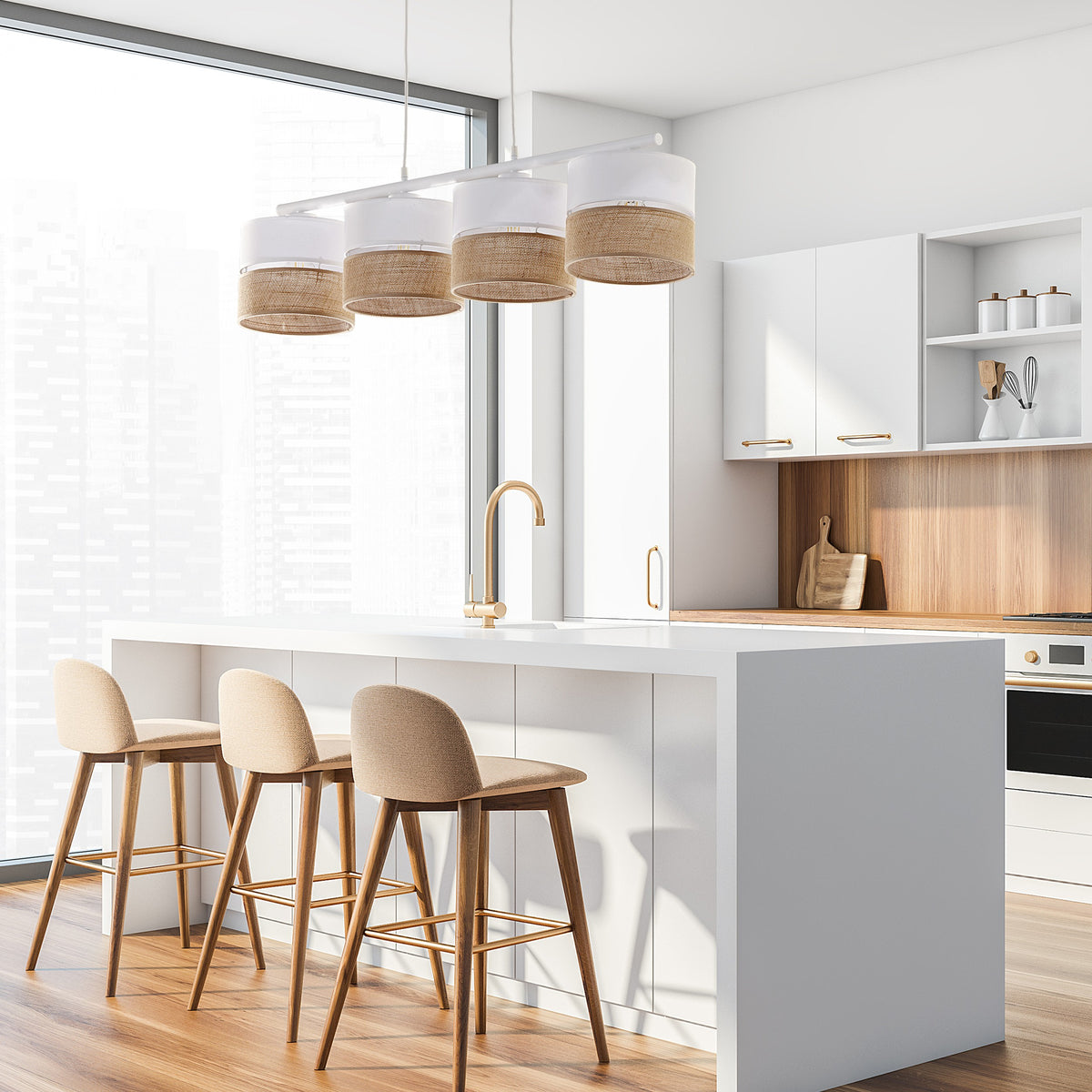Lampă suspendată Linobianco 4 6576 TK 6576
