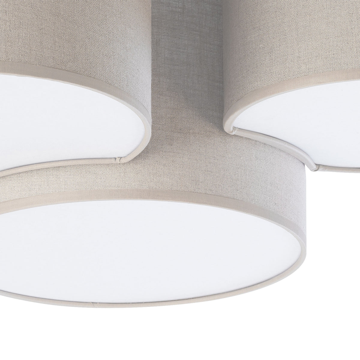 Plafonieră TK Lighting Mona 3, natur, 3 x E27, 6591
