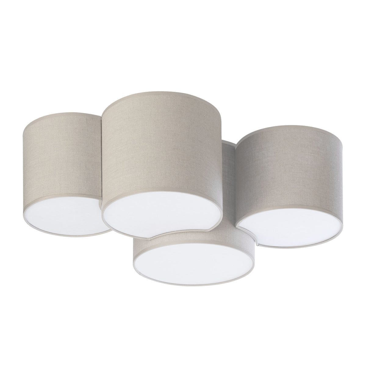 Plafonieră TK Lighting Mona 4, natur, 4 x E27, 6592