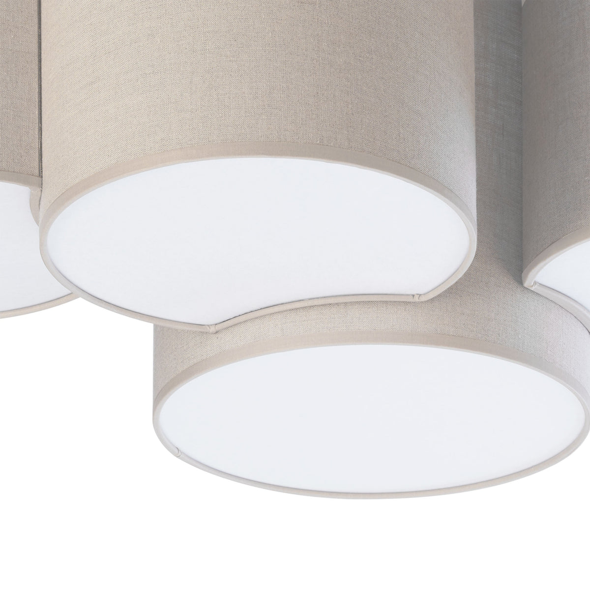 Plafonieră TK Lighting Mona 4, natur, 4 x E27, 6592