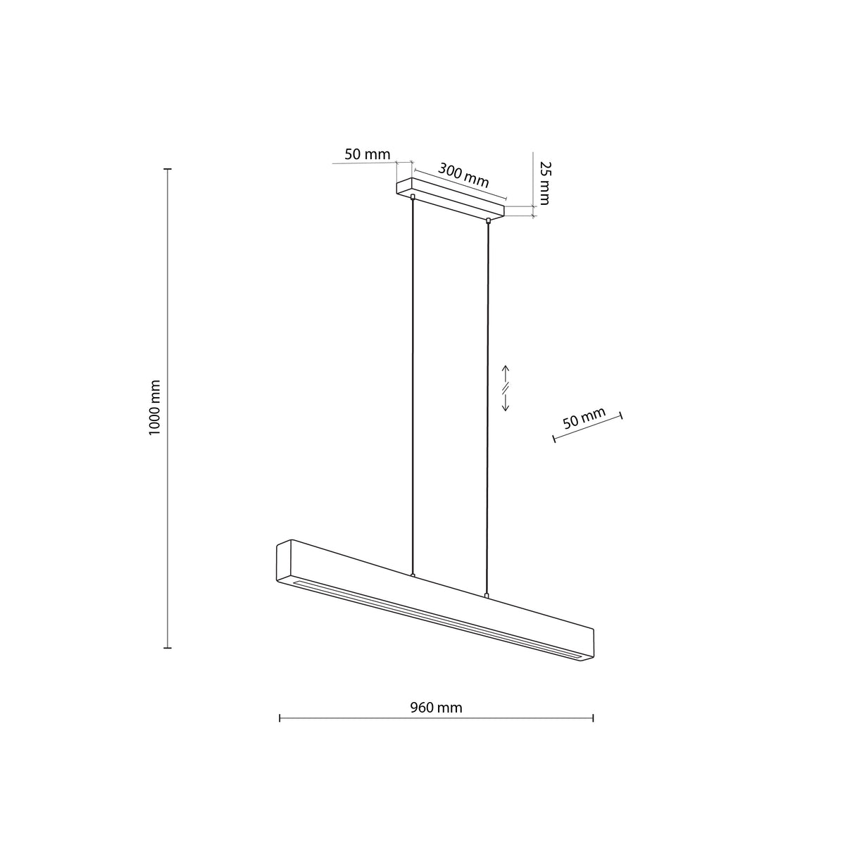 Pendul TK Lighting Teo 960, 6615