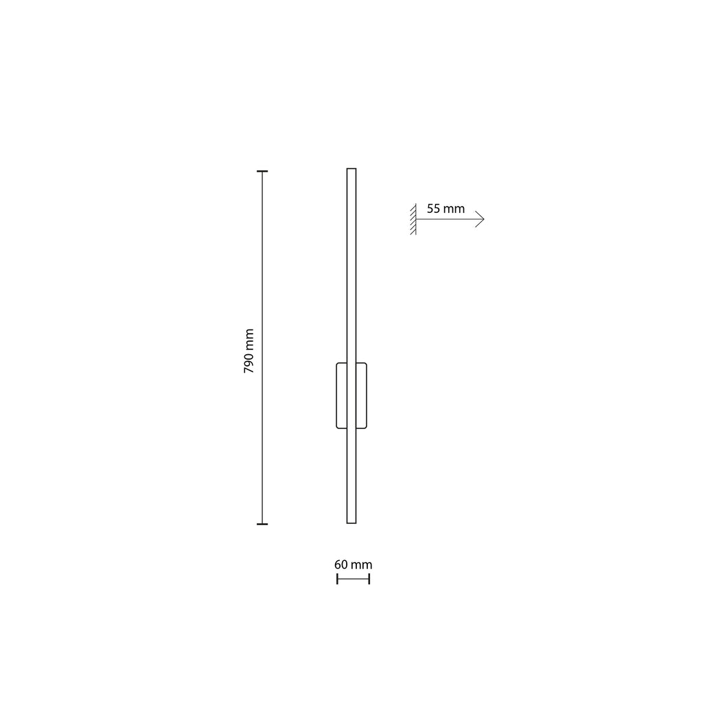 Aplica de perete Flash Wood 6625