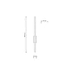 Aplica de perete Flash Black 6627