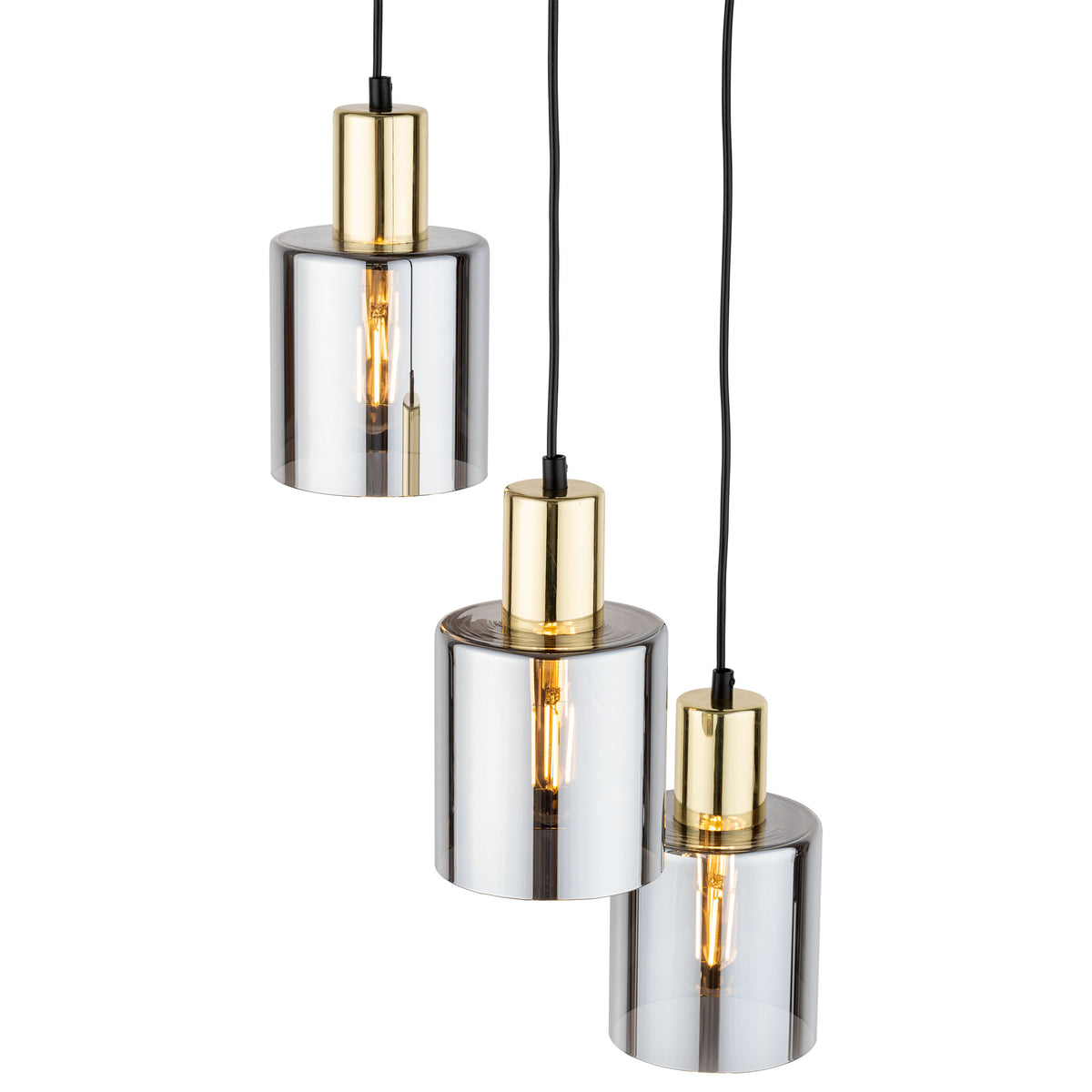 Lustră TK Lighting Sierra 3, auriu, 3 x E27, 6663