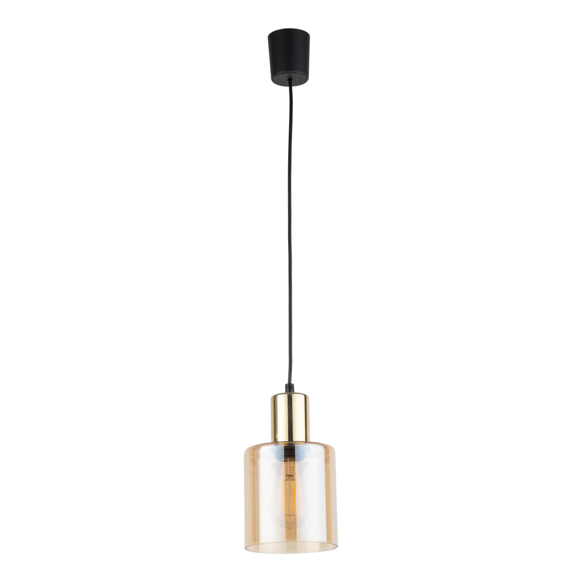 Pendul TK Lighting Sierra 1, auriu, chihlimbar, 6665
