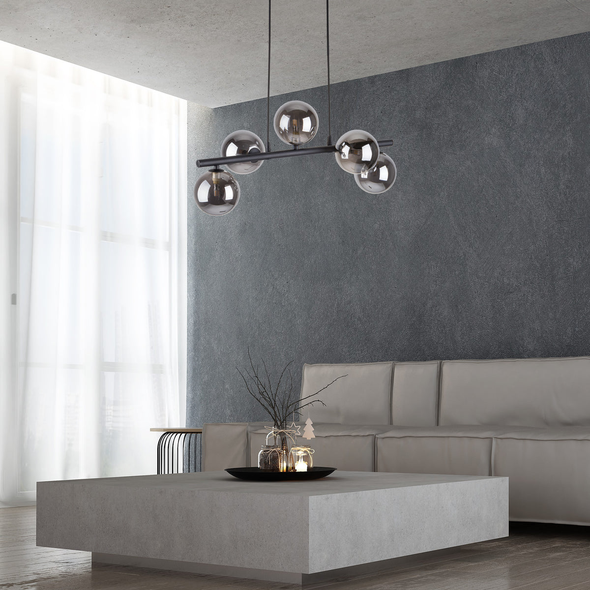 Lustra Estera Black 5 6707