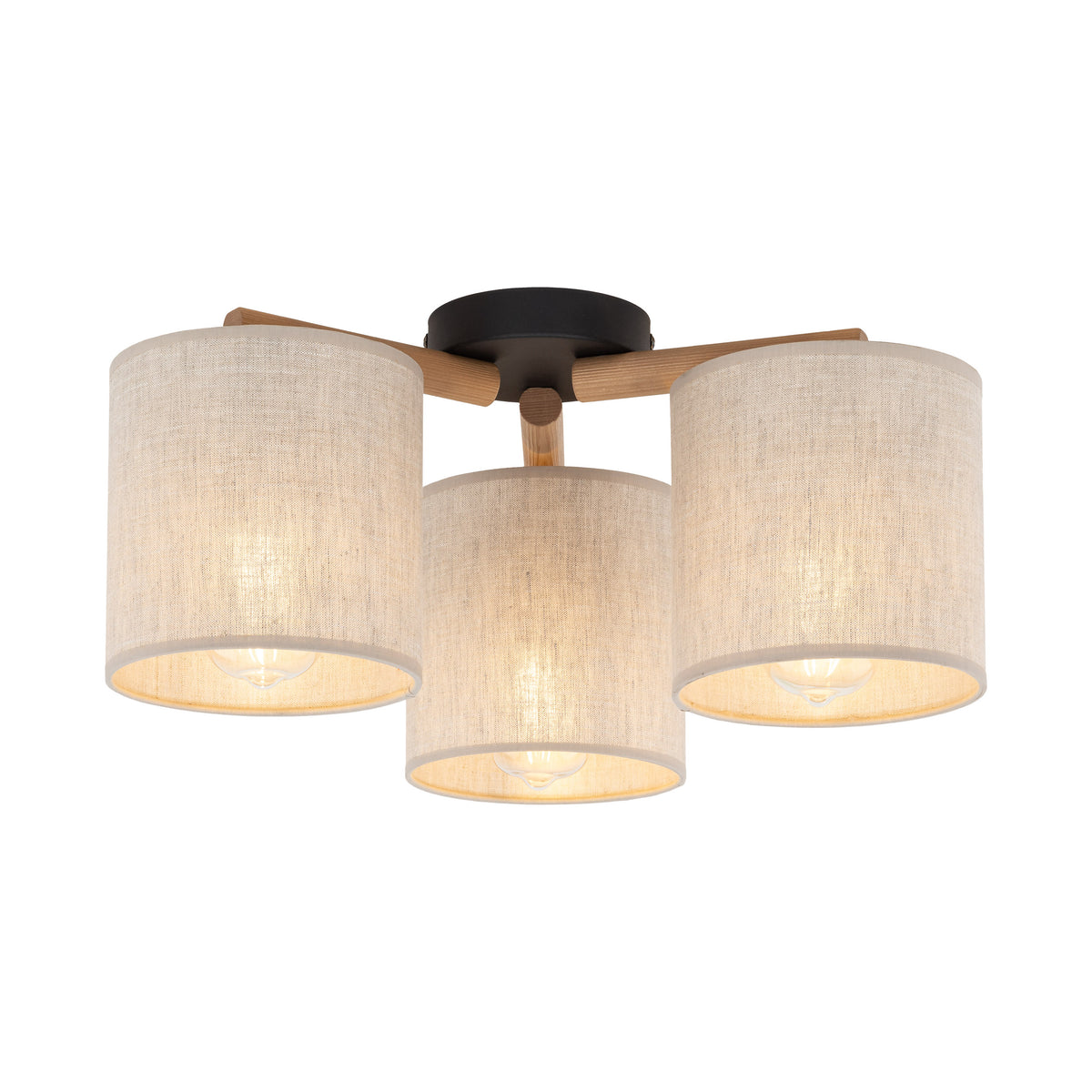 Aplică TK Lighting Deva 3, natur, 3 x E27, 6865