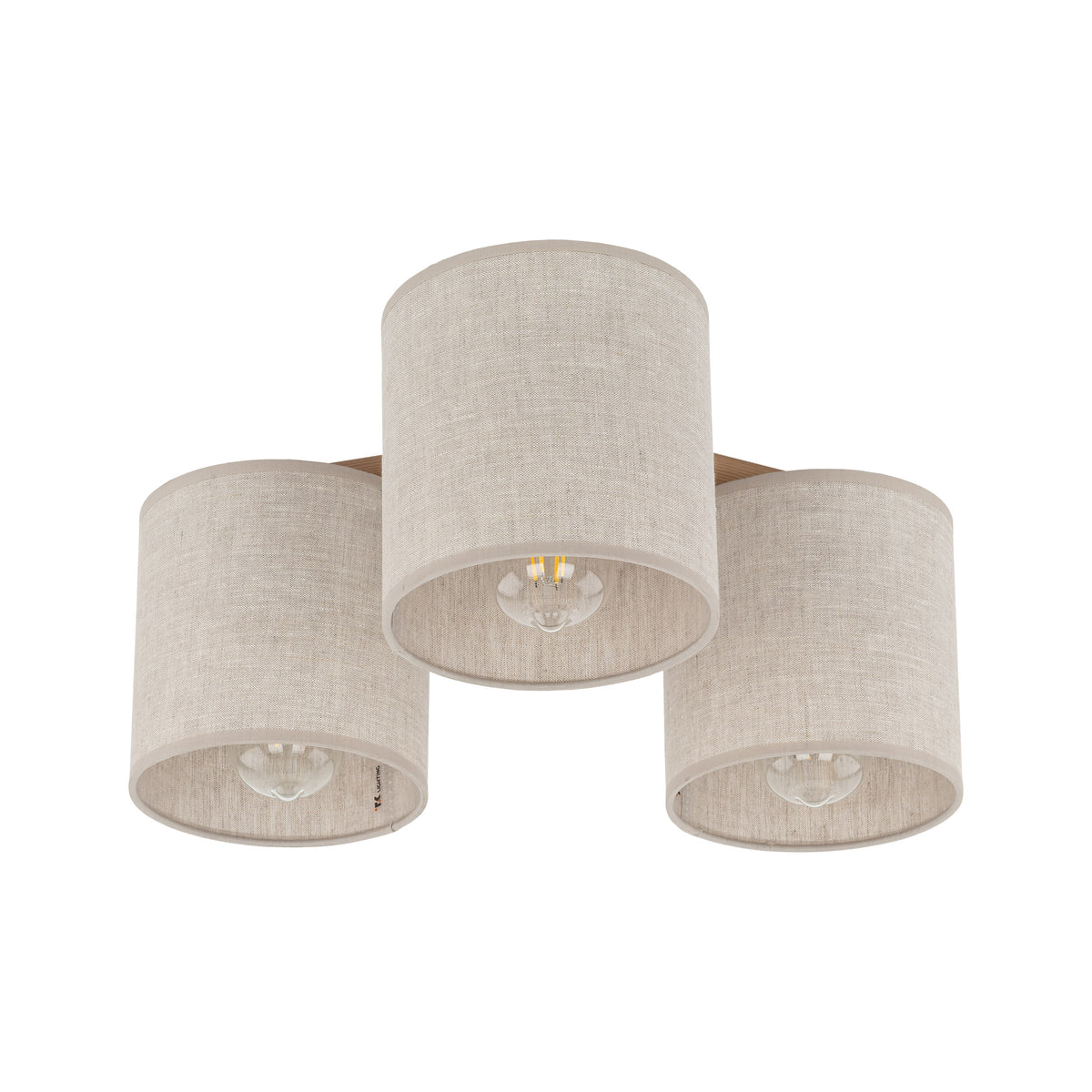 Aplică TK Lighting Deva 3, natur, 3 x E27, 6865