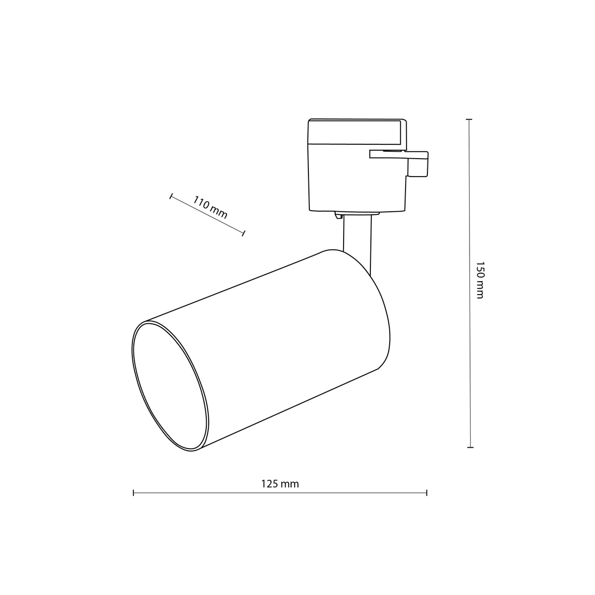 Spot pe șină TK Lighting Tracer, alb, 6896