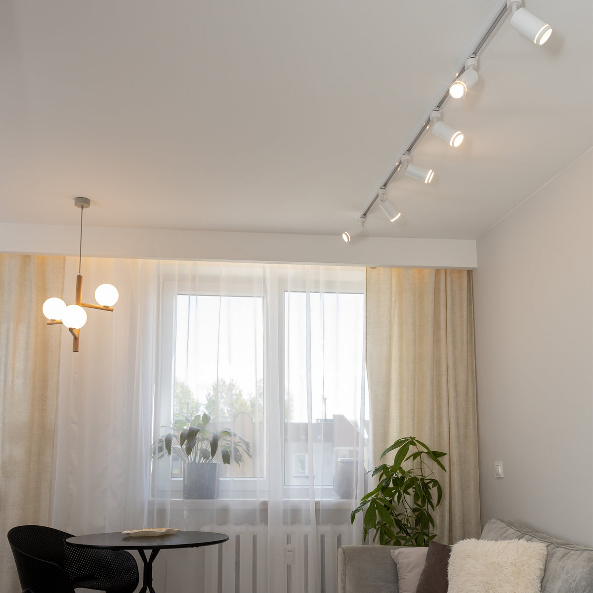 Spot pe șină TK Lighting Tracer Jet Ring, alb, 6898