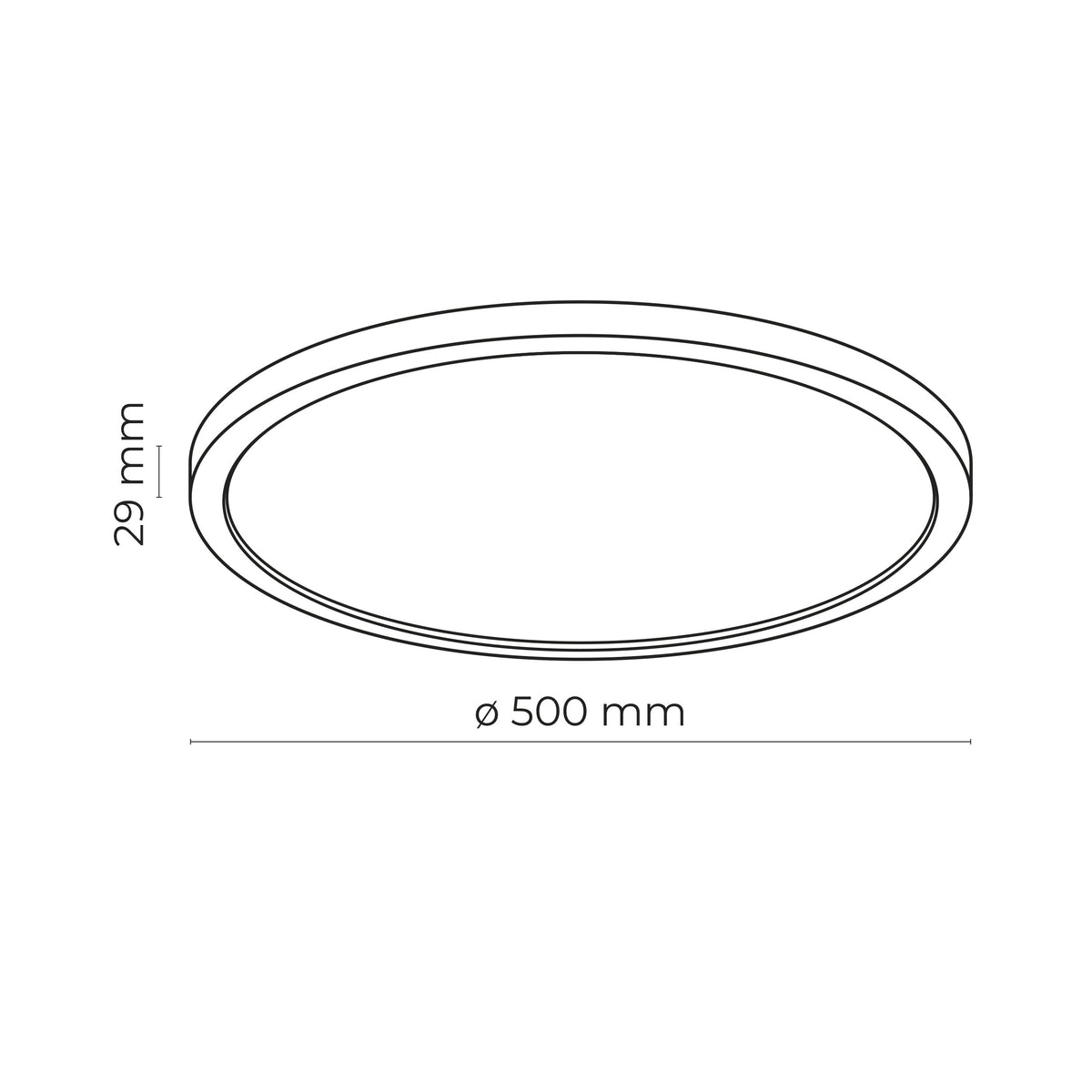Plafoniera Aqua White 45W 6904