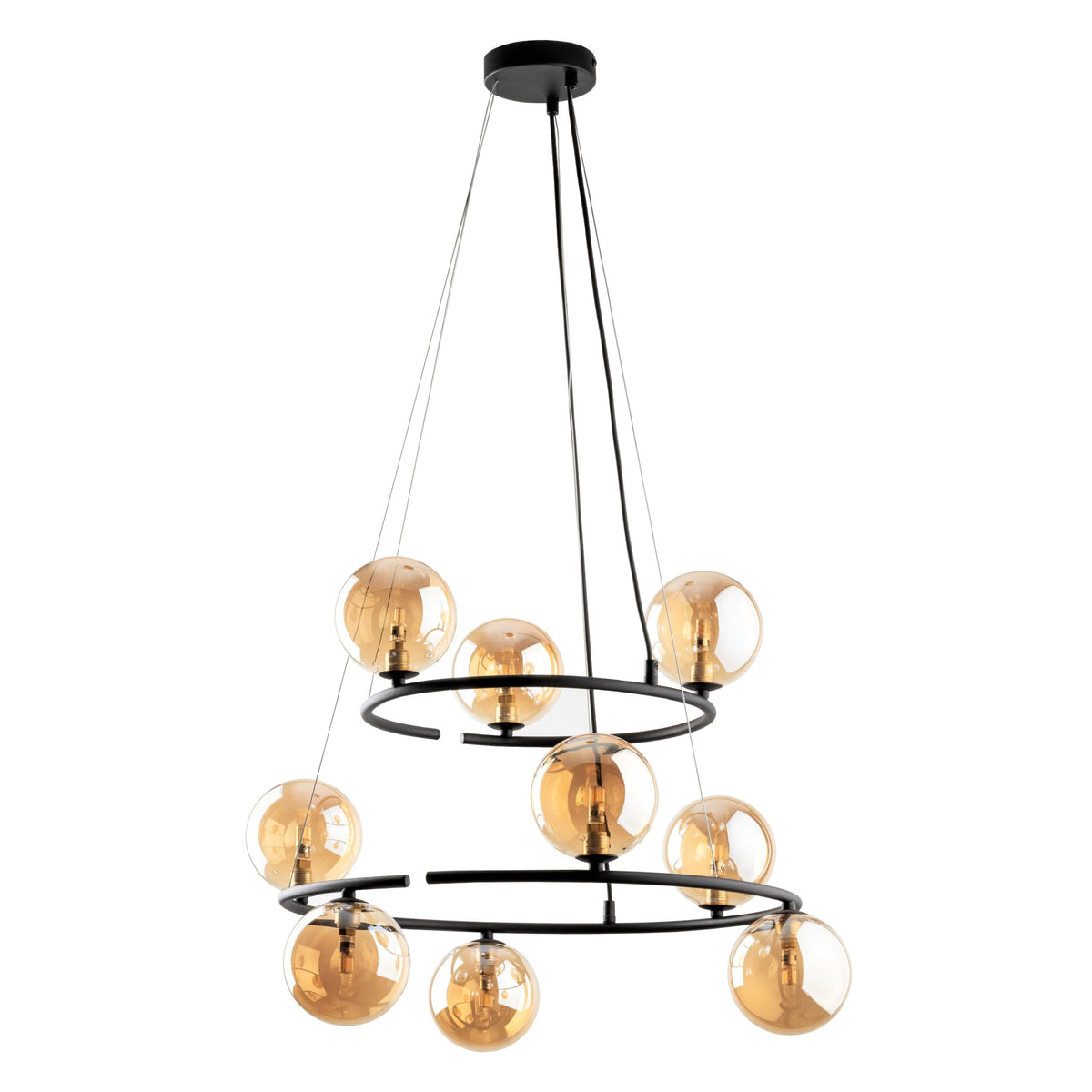 Pendul TK Lighting Anabelle 9, chihlimbar, 6908