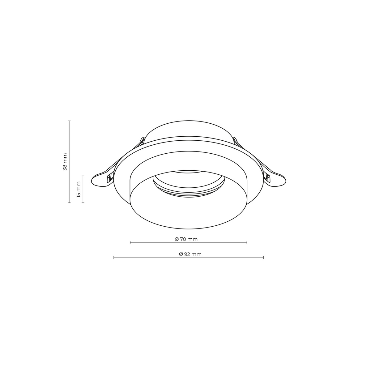 Spot încastrat TK Lighting Jet, 6921