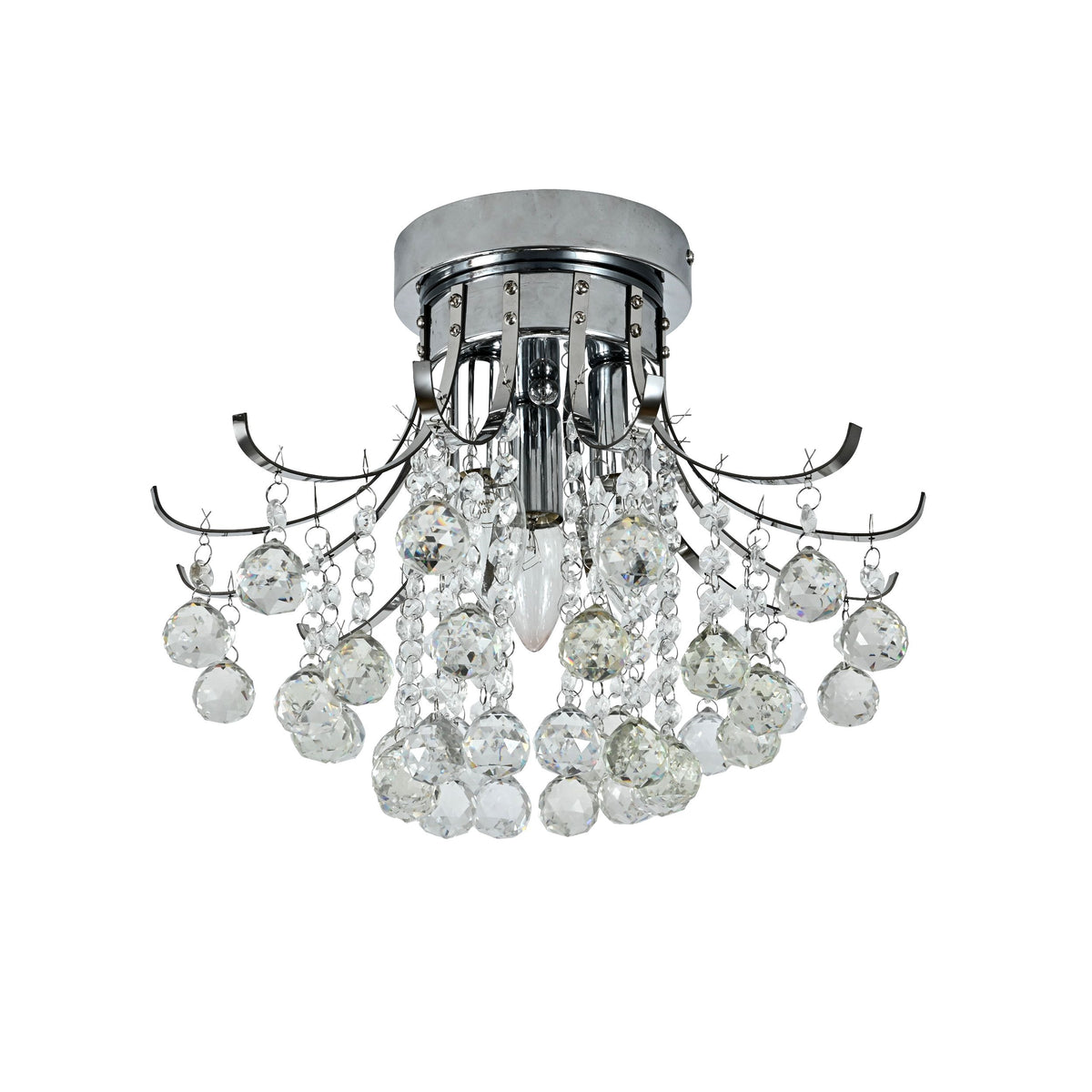 Plafonieră TK Lighting Diogo, crom, 6995