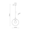 Lampa suspendată Esme Graphite 1 350 TK 5380