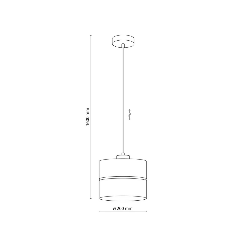 Lampa suspendată Eco 1 200 TK 5770