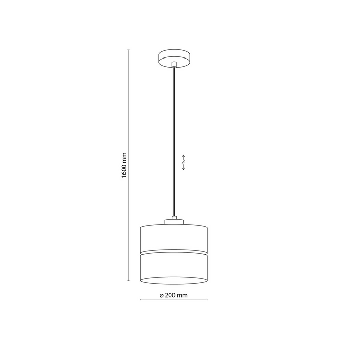 Lampa suspendată Eco 1 200 TK 5770