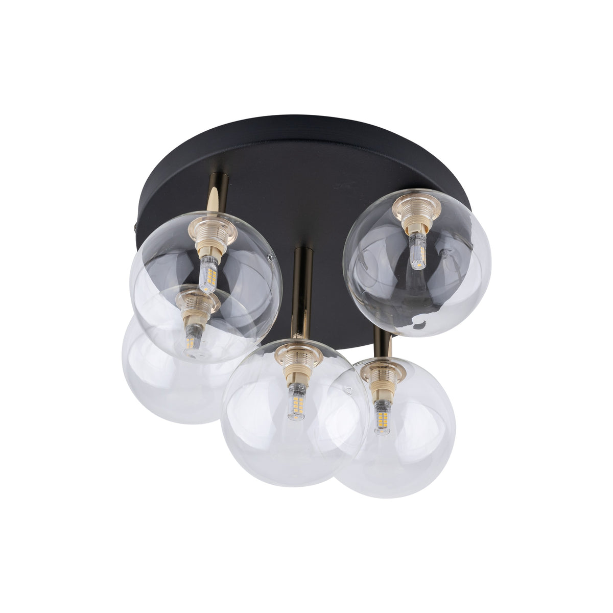 Plafoniera Nilos Black/Gold 758
