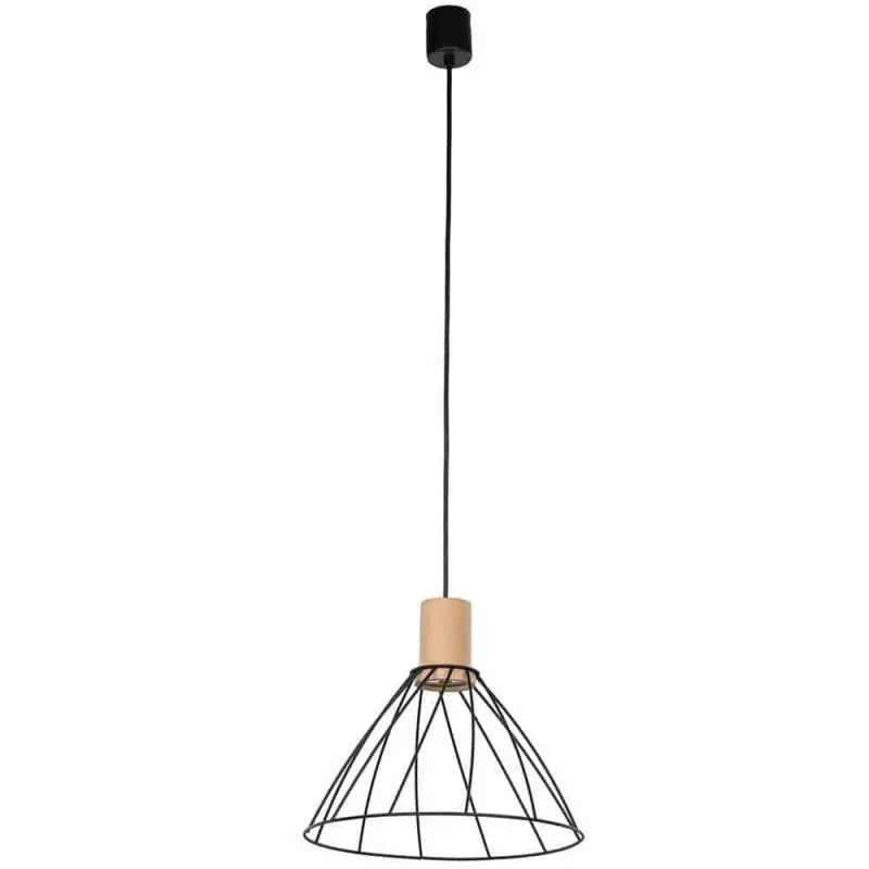 Lampă suspendată TK Lighting Modesto, lemn, 10156