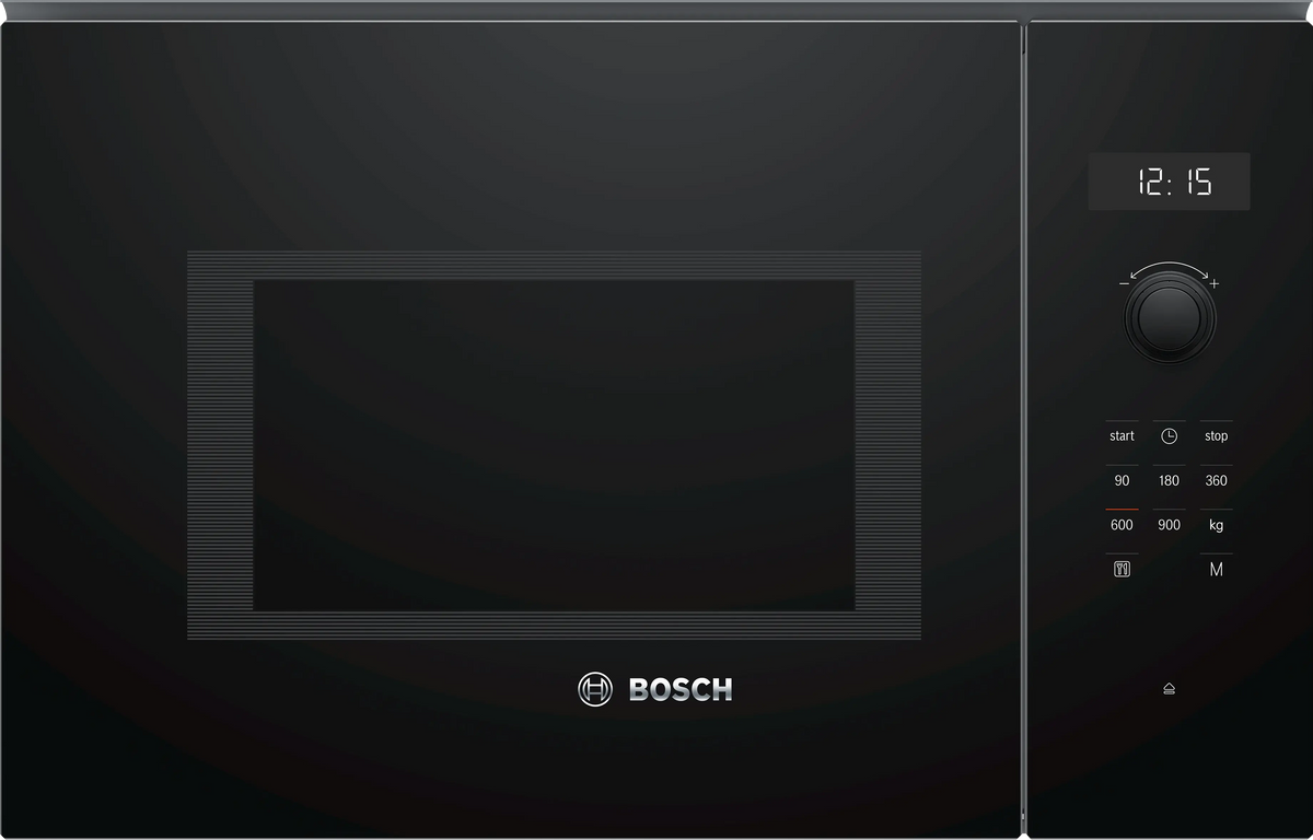 Cuptor cu microunde încorporabil Bosch BFL554MB0, Seria 6, negru