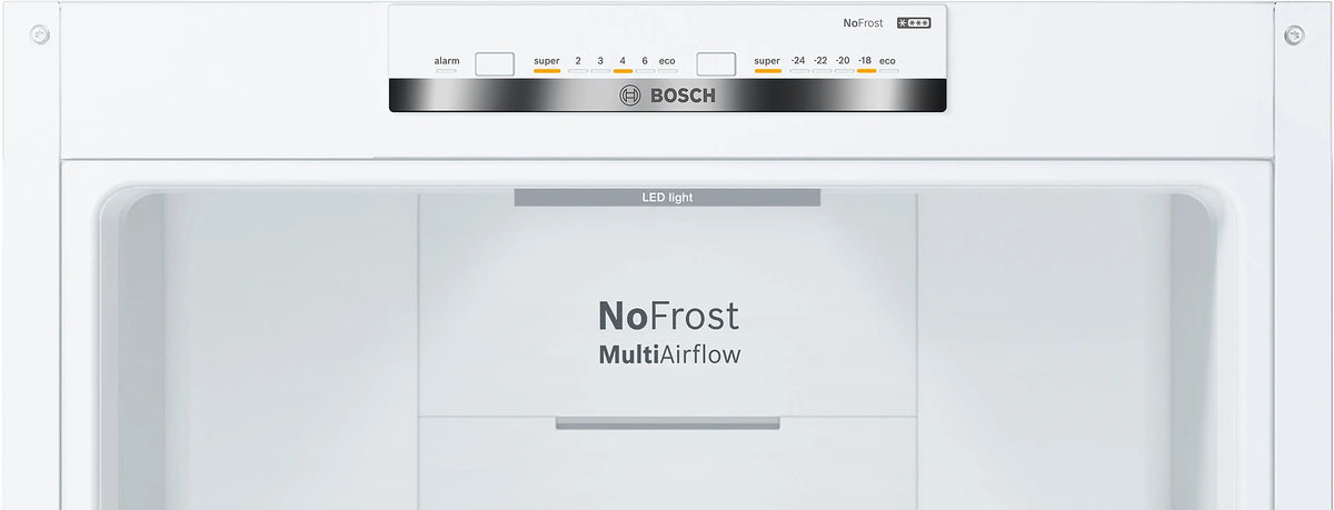 Combină frigorifică Bosch KGN39VWEQ, Seria 4, 368 l, Total No Frost, albă