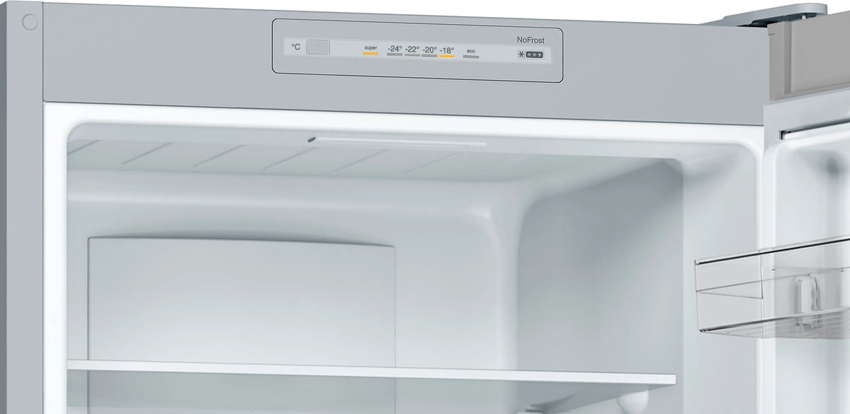 Combină frigorifică Bosch KGN33NLEB, Seria 2, 282 l, Total No Frost, inox