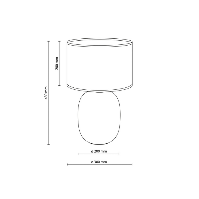 Lampa Melody Graphite 5987