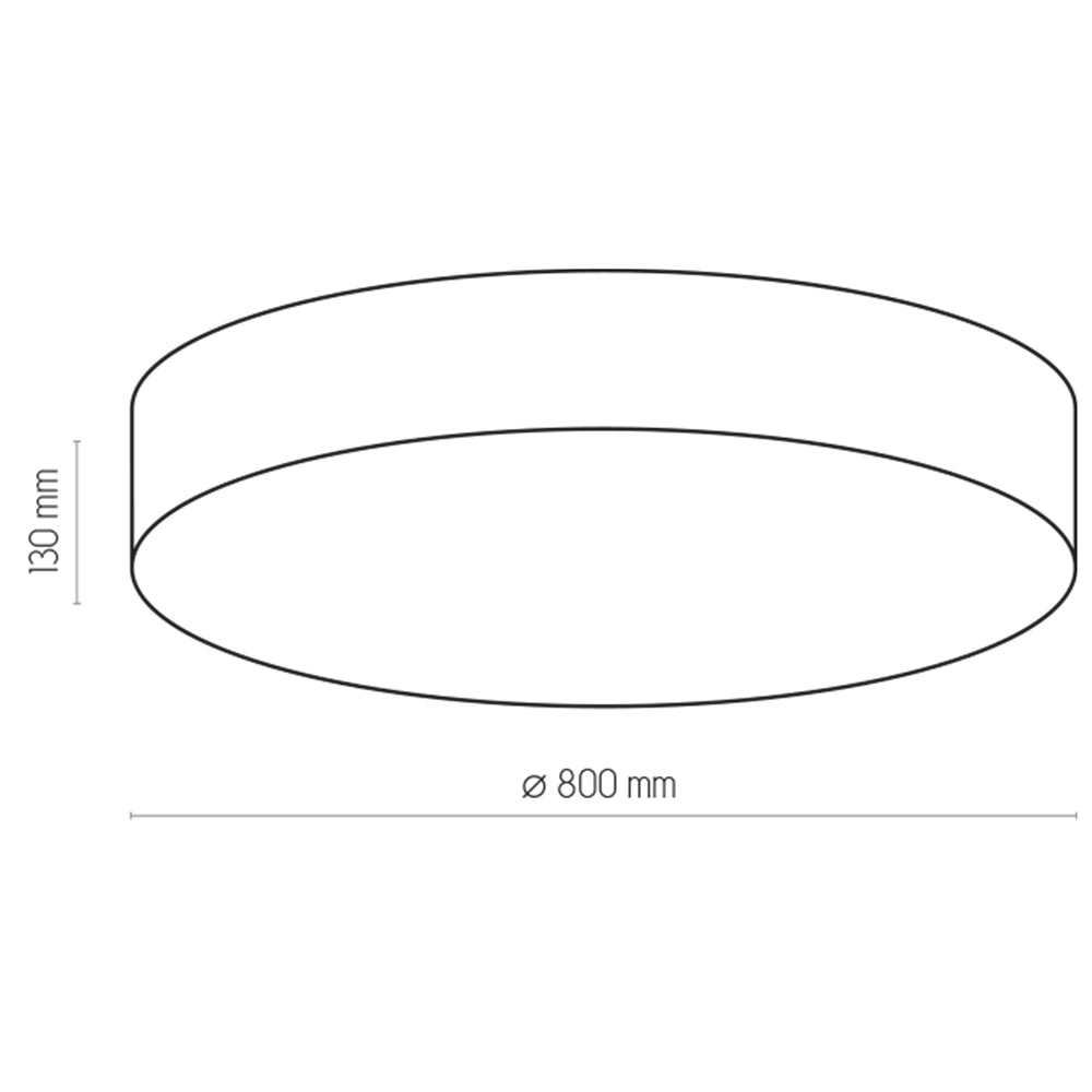 Plafonieră TK Lighting Rondo 6 780, bej, 6 x E27, 4436