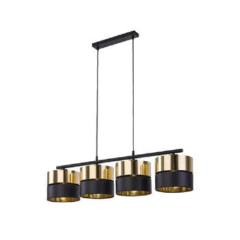 Lampa suspendată Hilton Black/Gold 4 4342