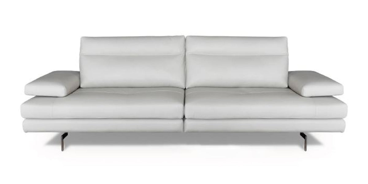 Canapea Calia Italia Toby Wing 3 locuri maxi, piele Antares 2153 Bianco