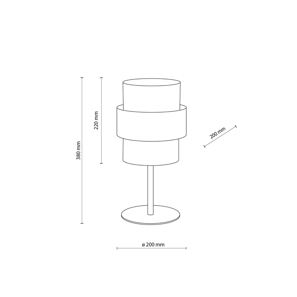 Lampa Calisto White 5893