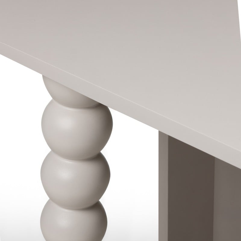 Birou Orel, 140 cm, cașmir, picior decorativ