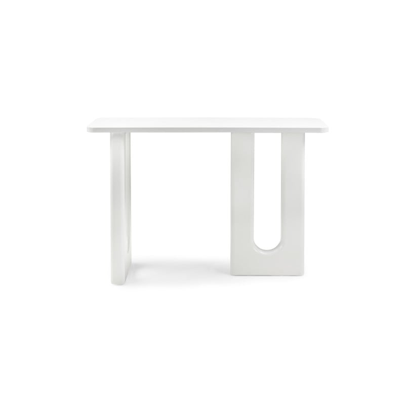 Birou/consolă Lichi, 120 cm, alb, cu arcade