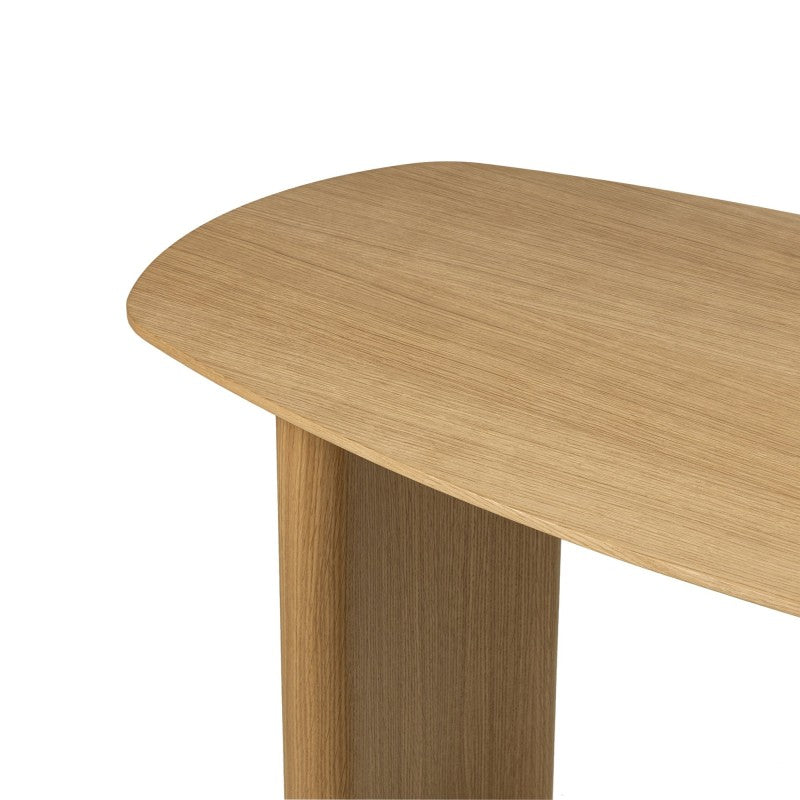 Birou/consolă Oriento, 120 cm, furnir de stejar natur