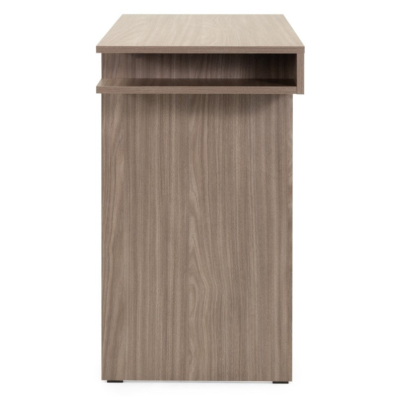 Birou/consolă Kanso, cu sertar, 120 cm, stejar perlat