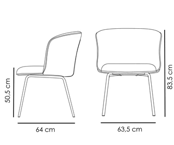 Scaun DAN-FORM Bliss, gri, 100810830