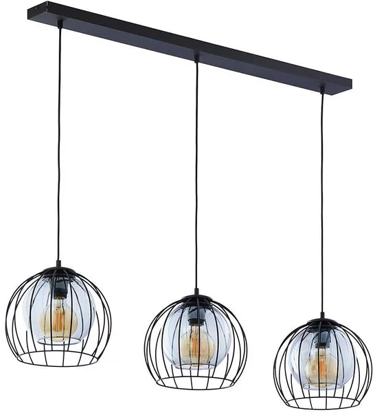 Lustră TK Lighting Universo 3, negru, 4483