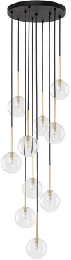 Lampa suspendată Nilos Black/Gold 5944