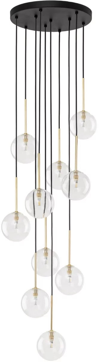 Lampa suspendată Nilos Black/Gold 5944