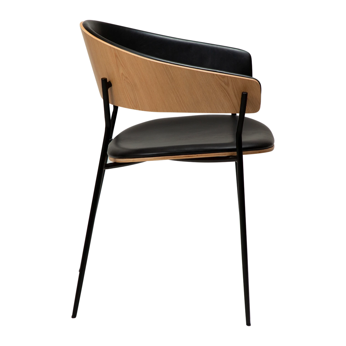 Scaun DAN-FORM Crib, negru/bej, 100200630