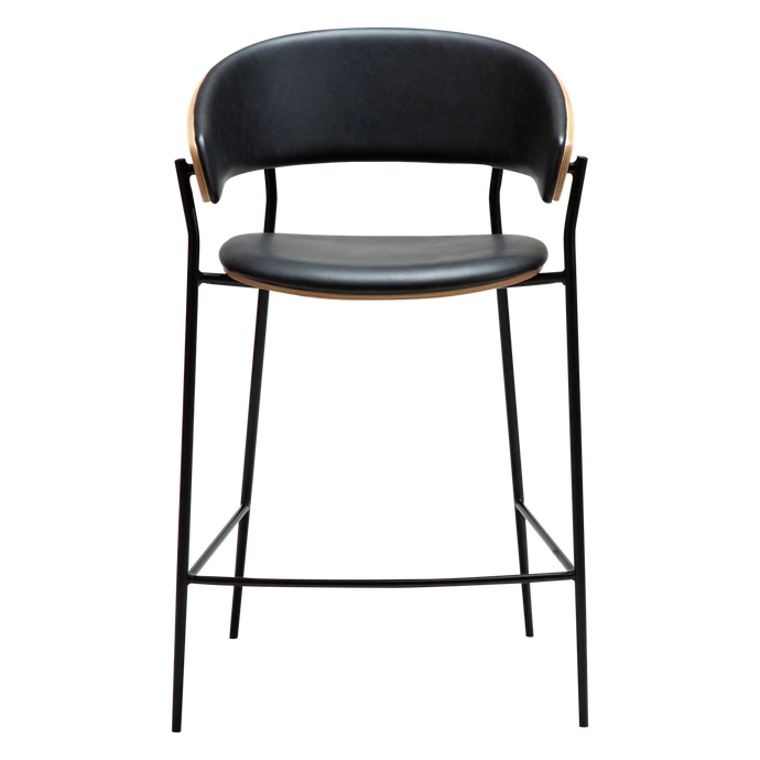 Scaun de bar CRIB Negru/Bej 300200690