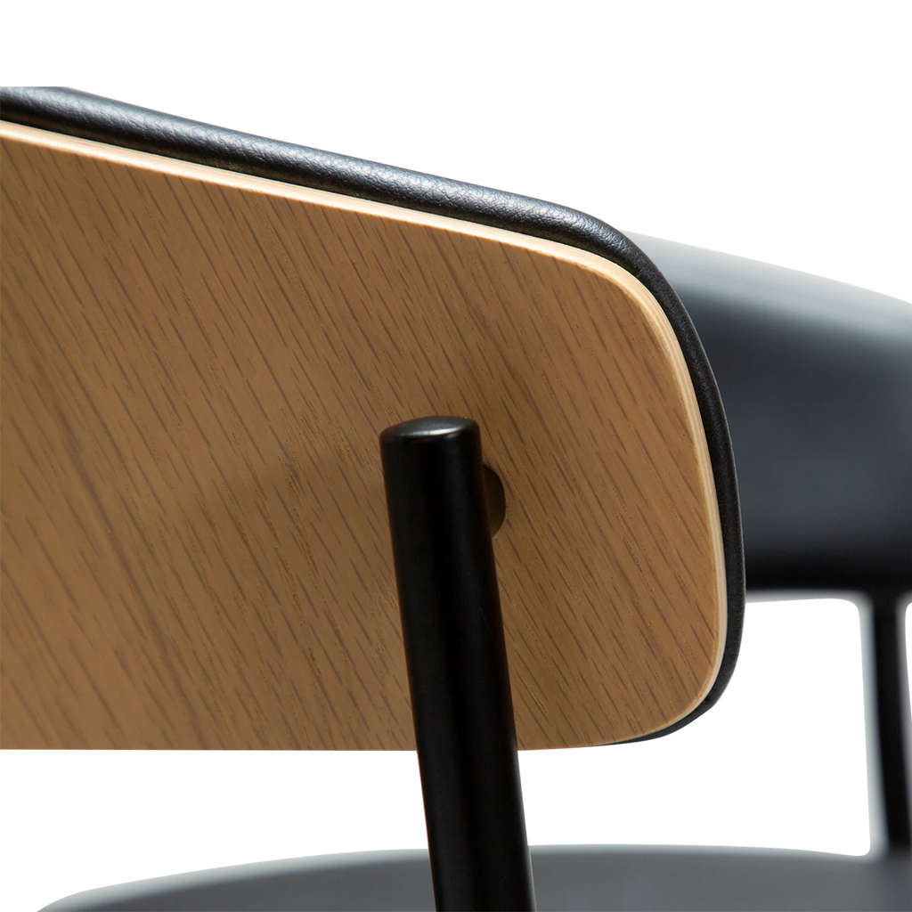 Scaun de bar CRIB Negru/Bej 300200690